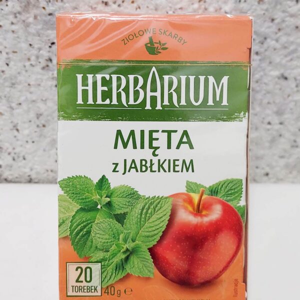 Чай трав'яний "HERBARIUM" м'ята з яблуком, 20 пак.