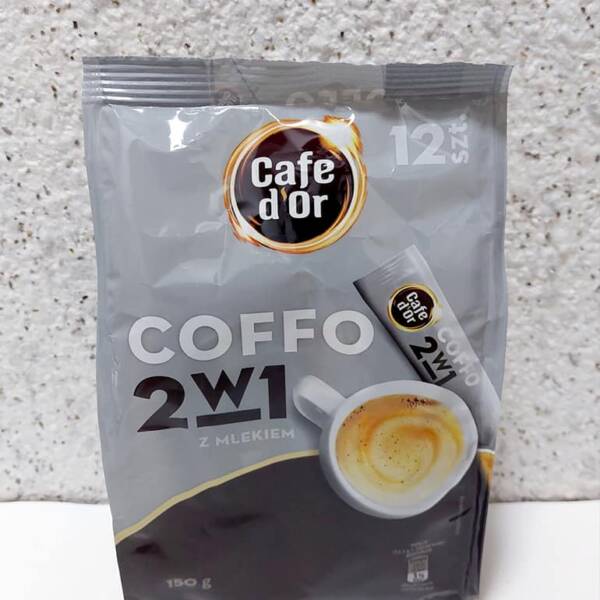 Кава "Coffo 2в1" Cafe d'Or з молоком, 12 стіків
