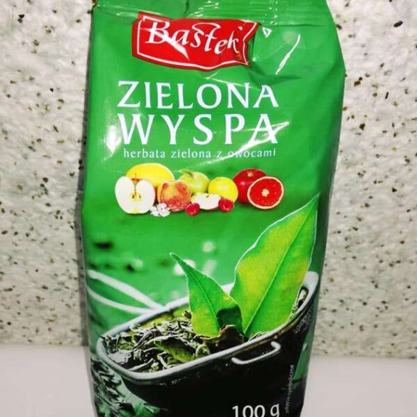 Зелений листковий чай "Bastek" Зелений острів, 100 грам