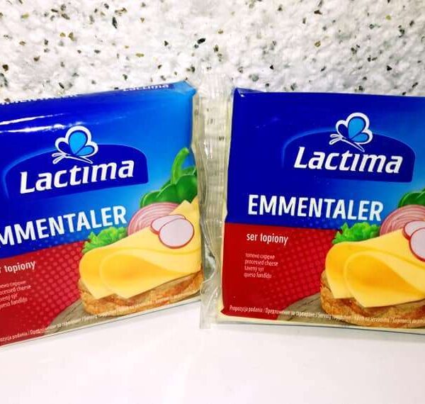 Тостові плавлені сирочки "Lactima" Емменталер, 130 грам
