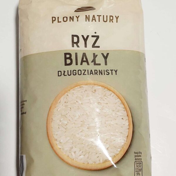 Рис "Plony Natury" білий довгозернистий, 1 кг
