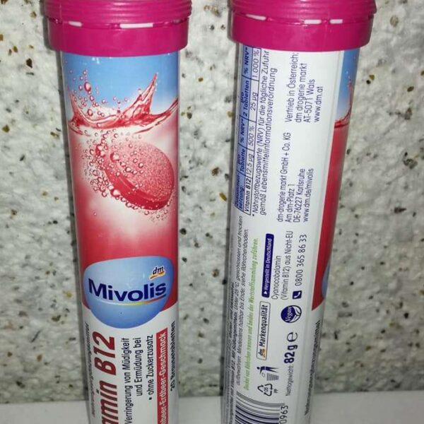 Розчинні вітаміни "Mivolis" Вітамін В12, 20 шт.
