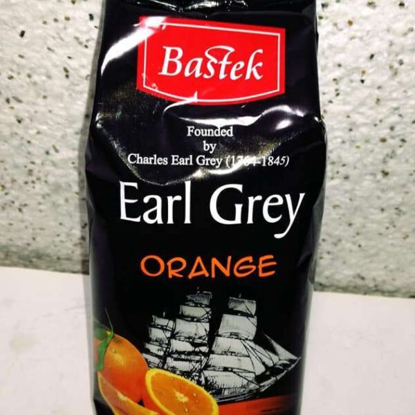 Чай чорний листковий Bastek Earl Grey Апельсин, 125 грам