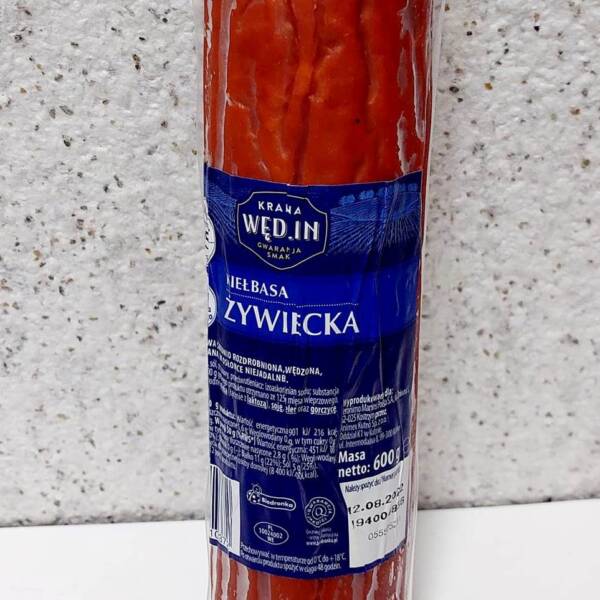 Ковбаса "Żywiecka" зі свинини, 600 грам