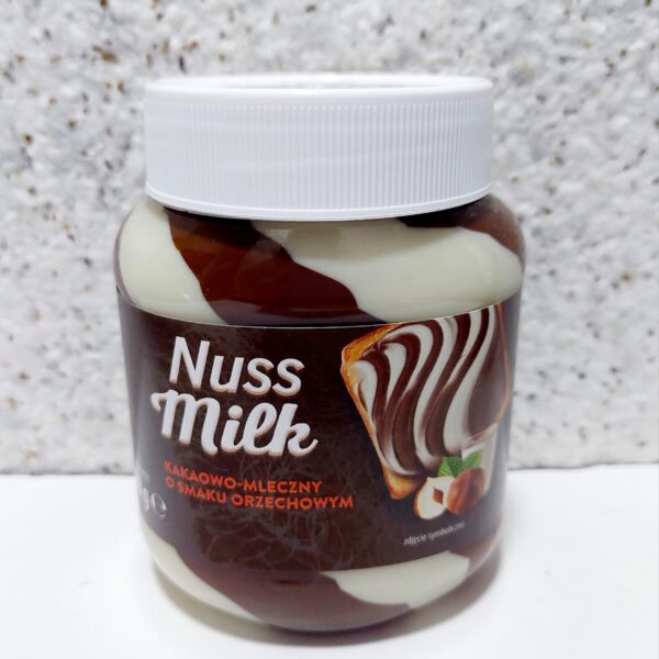 Шоколадно-молочний крем Nuss Milk з горіховим смаком, 400 грам