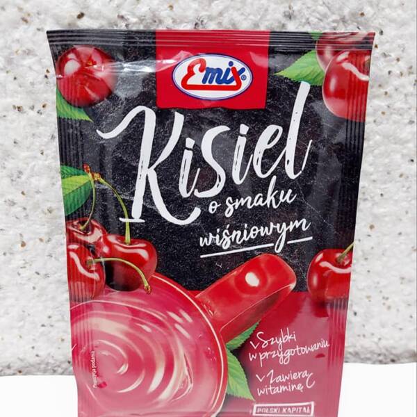 Кисіль з вишневим смаком "Emix" з вітаміном С, 40 грам