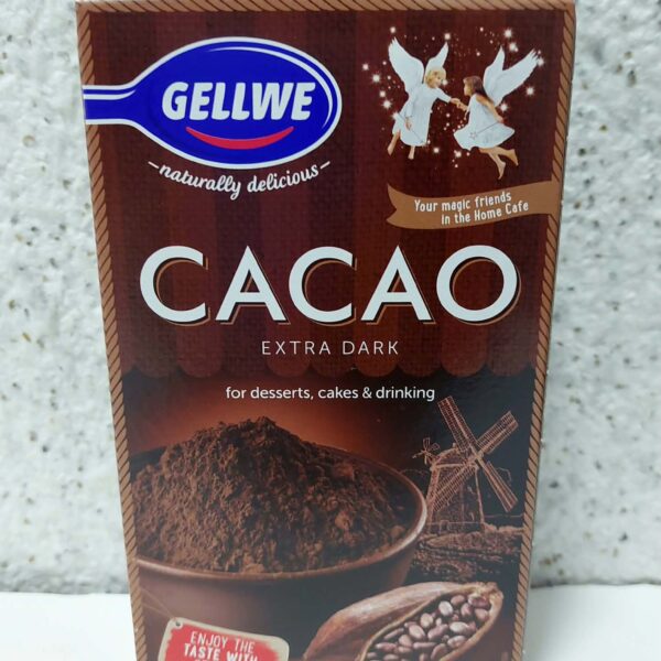 Какао для випічки GELLWE екстра темне, 80 грам