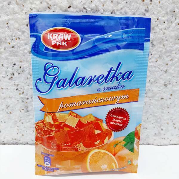 Галаретка (желе) апельсинова “KRAW PAK” 70 грам