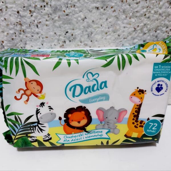 Дитячі вологі серветки DADA Everyday, 72 шт.