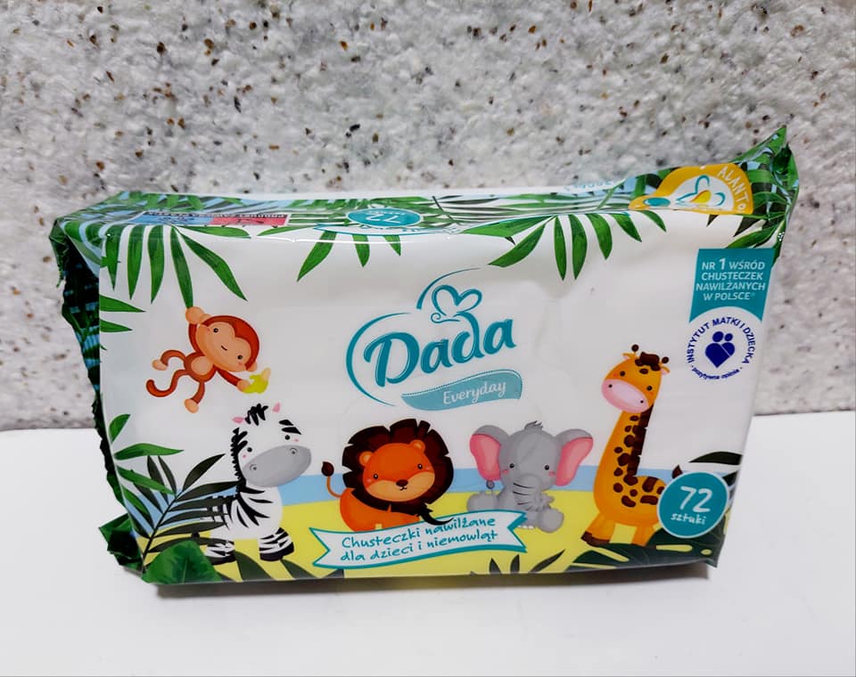 Дитячі вологі серветки DADA Everyday, 72 шт. 1 Дитячі вологі серветки DADA Everyday, 72 шт.
