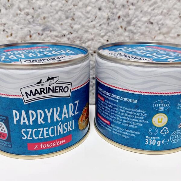 Консерва з лососем "Паприкаш щецинський" MARINERO, 330 грам