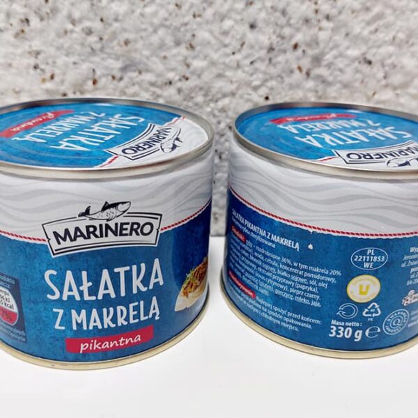 Консерва "MARINERO" Салатка зі скумбрією пікантна, 330 грам