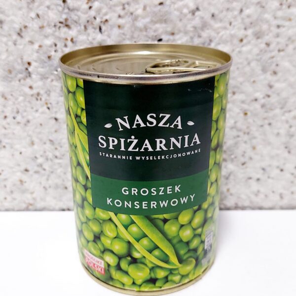 Горошок консервований "Nasza Spizarnia" 400/240 грам
