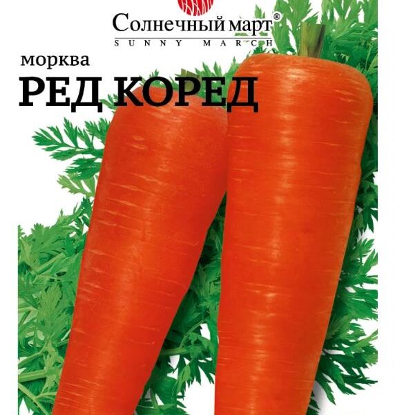 Насіння моркви Ред Коред, 10 грам