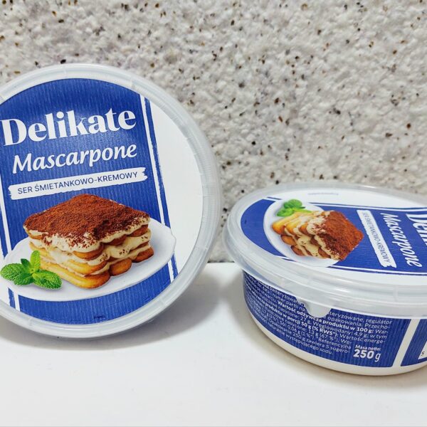 Сир вершково-кремовий "Маскарпоне" Delikate, 250 грам