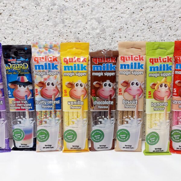 Трубочки для молока "Quick Milk", 5 шт