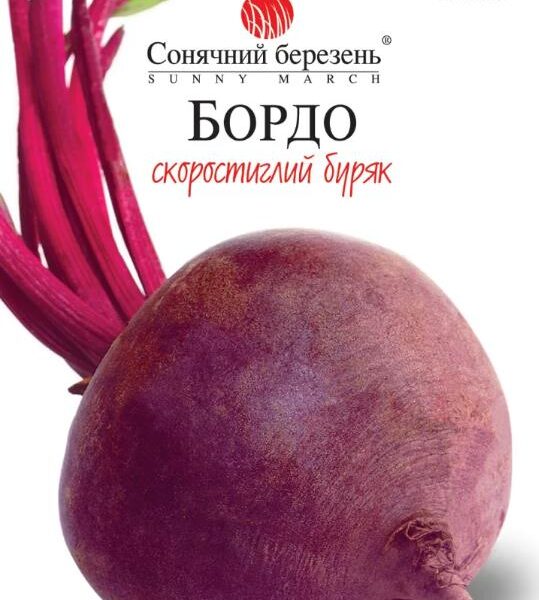 Насіння скоростиглого буряка "Бордо", 10 грам