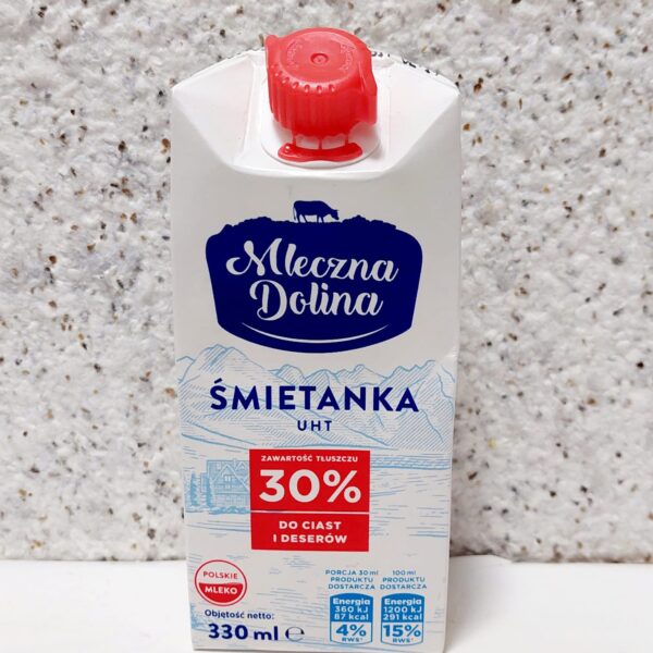 Вершки Mleczna Dolina 30%, 330 мл