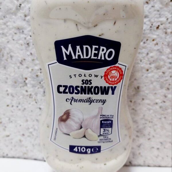 Соус Часниковий MADERO ароматний, 410 грам