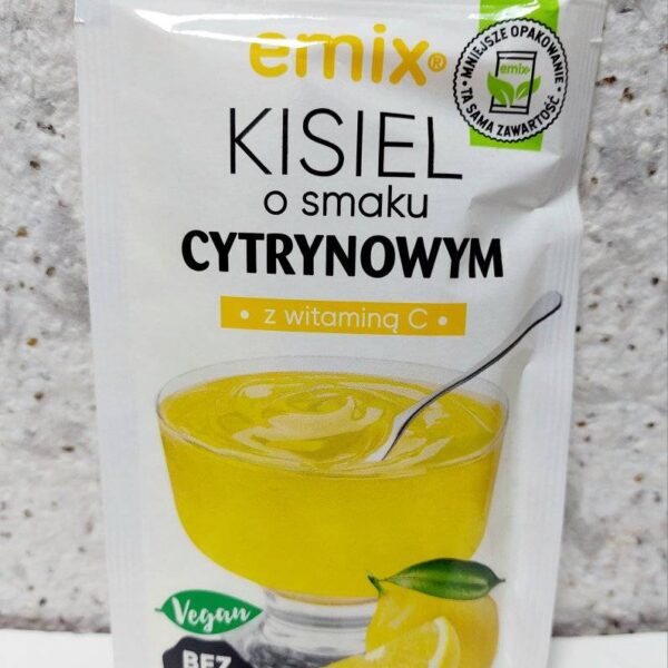 Кисіль з лимонним смаком "Emix" з вітаміном С, без цукру, 40 грам