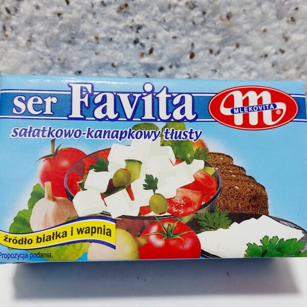 Сир салатно-канапковий Favita (фета) MLEKOVITA, 270 грам