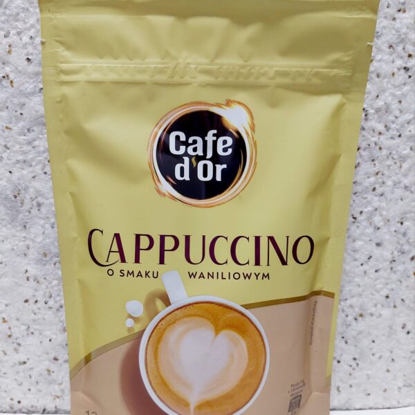 Капучино Cafe d'Or з ванільним смаком, 130 грам