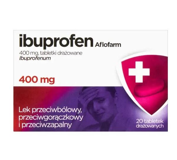 Ibuprofen Aflofarm, 400 mg, 20 таблеток