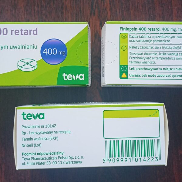 Фінлепсін / Finlepsin 400 retard, 400 мг., 50 таб.