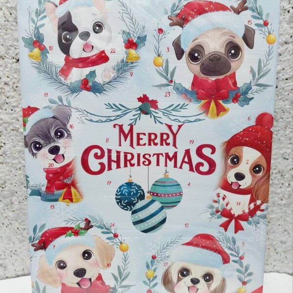 Адвент календар з шоколадними праліне Merry Christmas, 75 грам