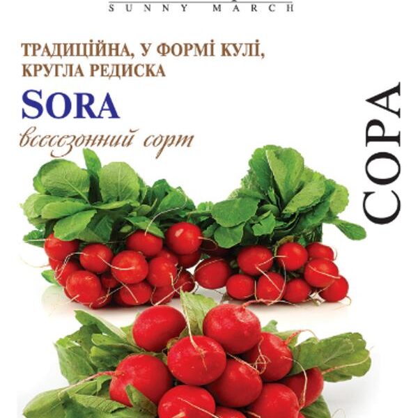 Насіння ранньої редиски "Сора", 200 насінин