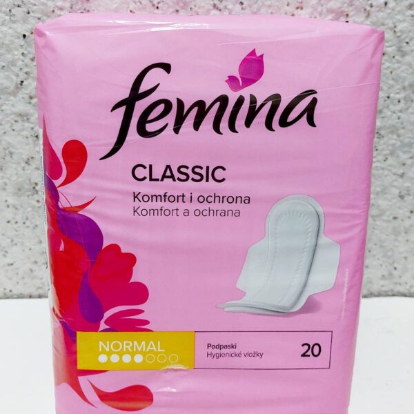 Прокладки Femina Classic Normal 4 крап., 20 шт.