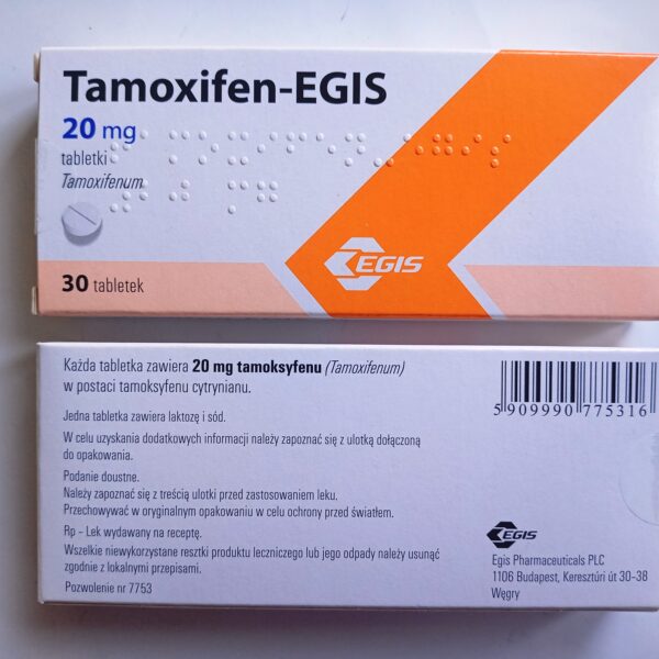 Тамоксифен / Tamoxifen-EGIS 20 mg, 30 таблеток