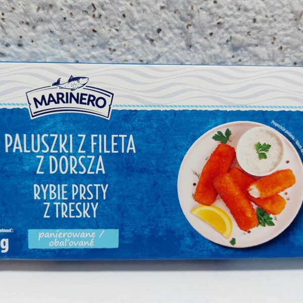 Заморожені рибні палички MARINERO з філе тріски у паніровці, 300 г