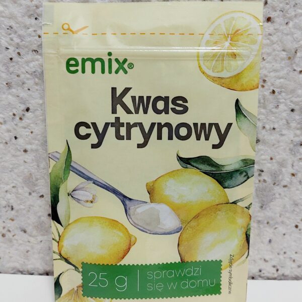 Кислота лимонна харчова EMIX, 25 грам