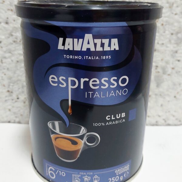 Кава мелена заварна LavAzza Espresso Club, 100% арабіка, 250 грам