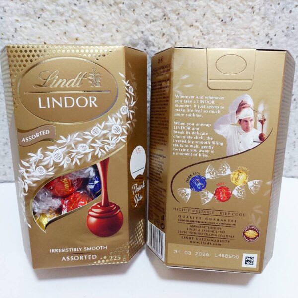 Цукерки праліне Lindt Lindor Асорті, 225 грам