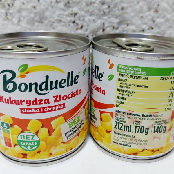 Кукурудза консервована солодка Bonduelle, 212мл / 170г / 140г