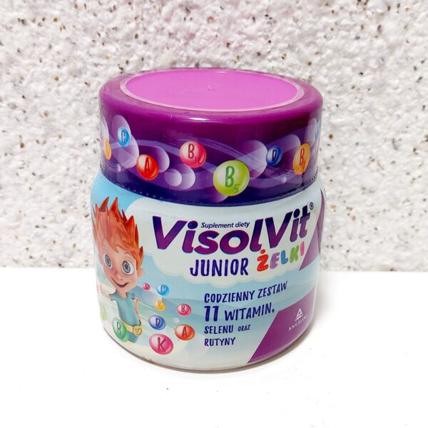 Дієтична добавка VisolVit Junior желейки з комплексом 11 вітамінів, 250 грам
