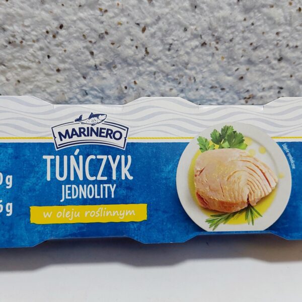 Тунець шматками MARINERO в соняшниковій олії, 3x70 г, 210 г