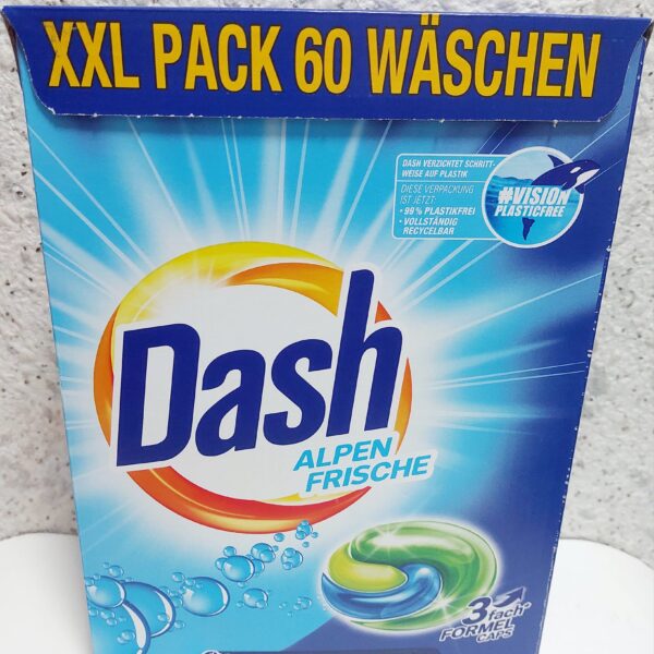 Універсальні капсули (диски) для прання Dash Альпійська свіжість, 60 шт.