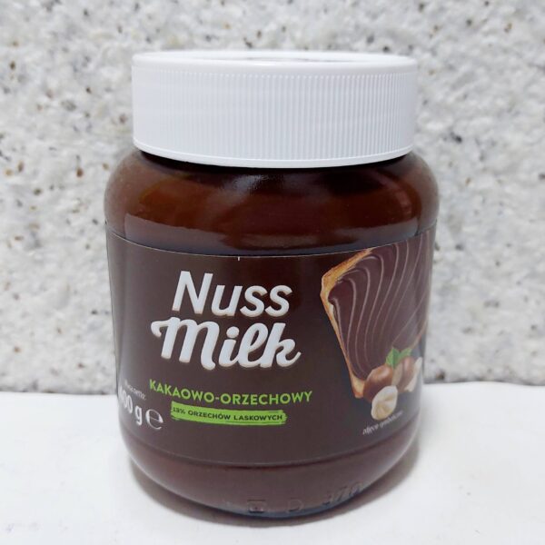 Шоколадно-горіховий крем Nuss Milk, 400 грам