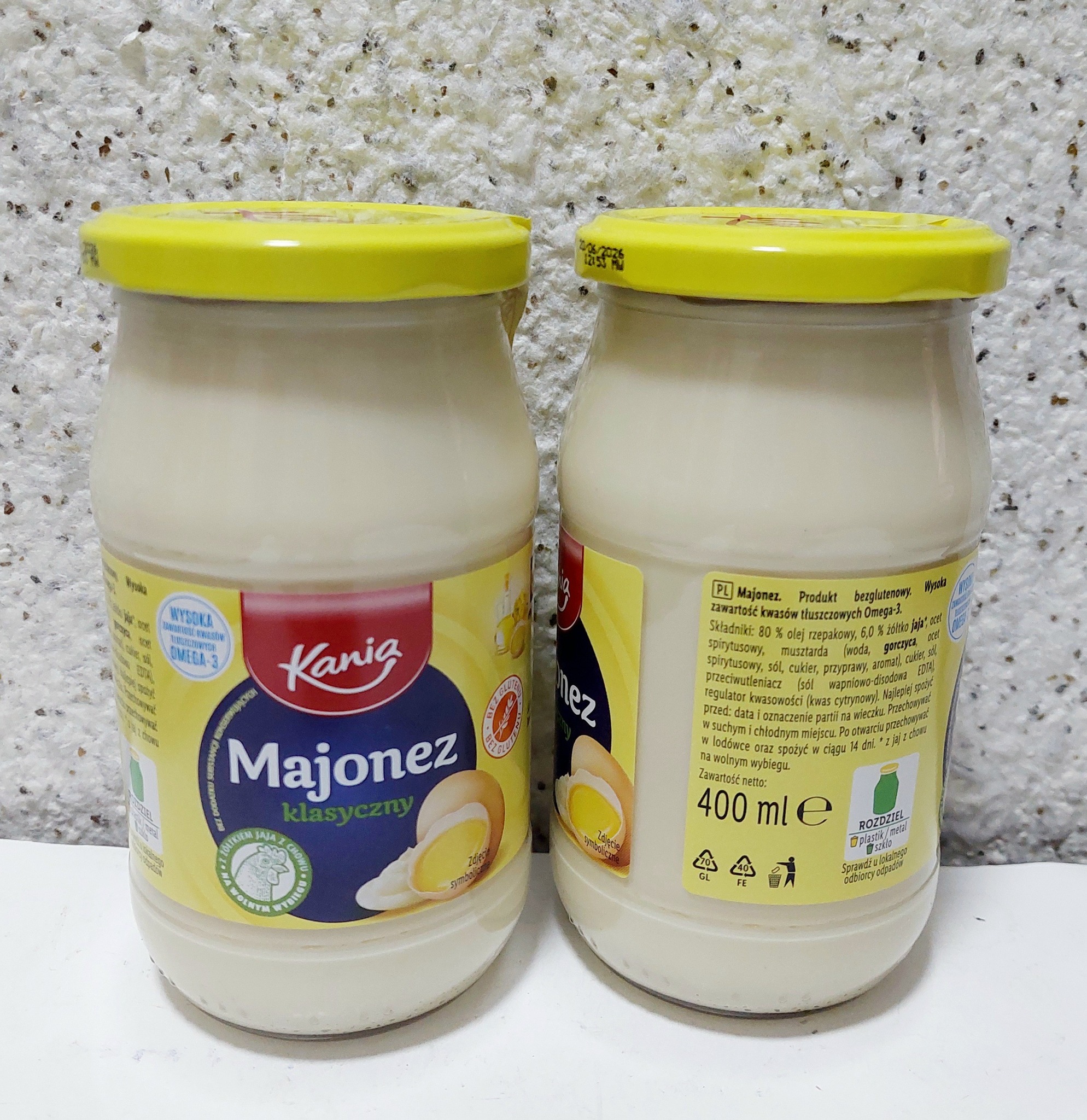 Майонез класичний Kania з домашніх яєць, 400 мл 1 Майонез класичний Kania з домашніх яєць, 400 мл